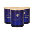 - 3X Soy Wax Scented Candles - 130G - Patchouli & Rosewood