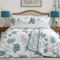 Polyester Floral Duvet Cover Set with Pillowcases