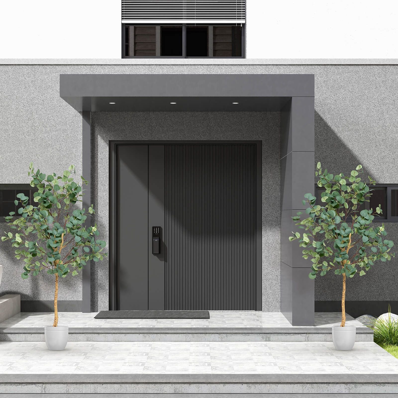 1.4/1.65 M Artificial Eucalyptus Tree with Silver Dollar Leaves