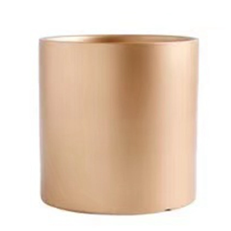 Nordic Industrial Style Colorful Ceramic Flowerpot Succulent Planter Green Plants Cylindrical Shape Flower Pot with Hole Tray