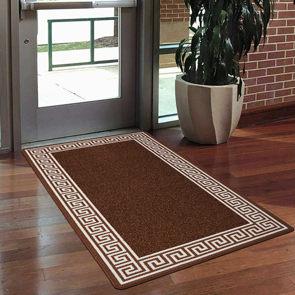 Long Hallway Runner Non Slip Door Mats Bedroom Rugs Kitchen Carpet Floor Mat UK