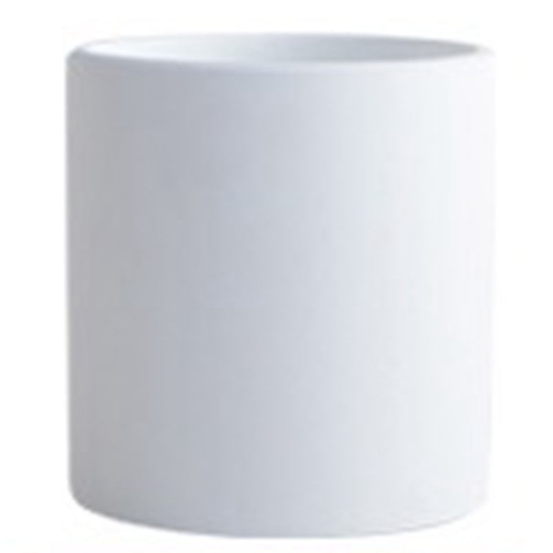 Nordic Industrial Style Colorful Ceramic Flowerpot Succulent Planter Green Plants Cylindrical Shape Flower Pot with Hole Tray