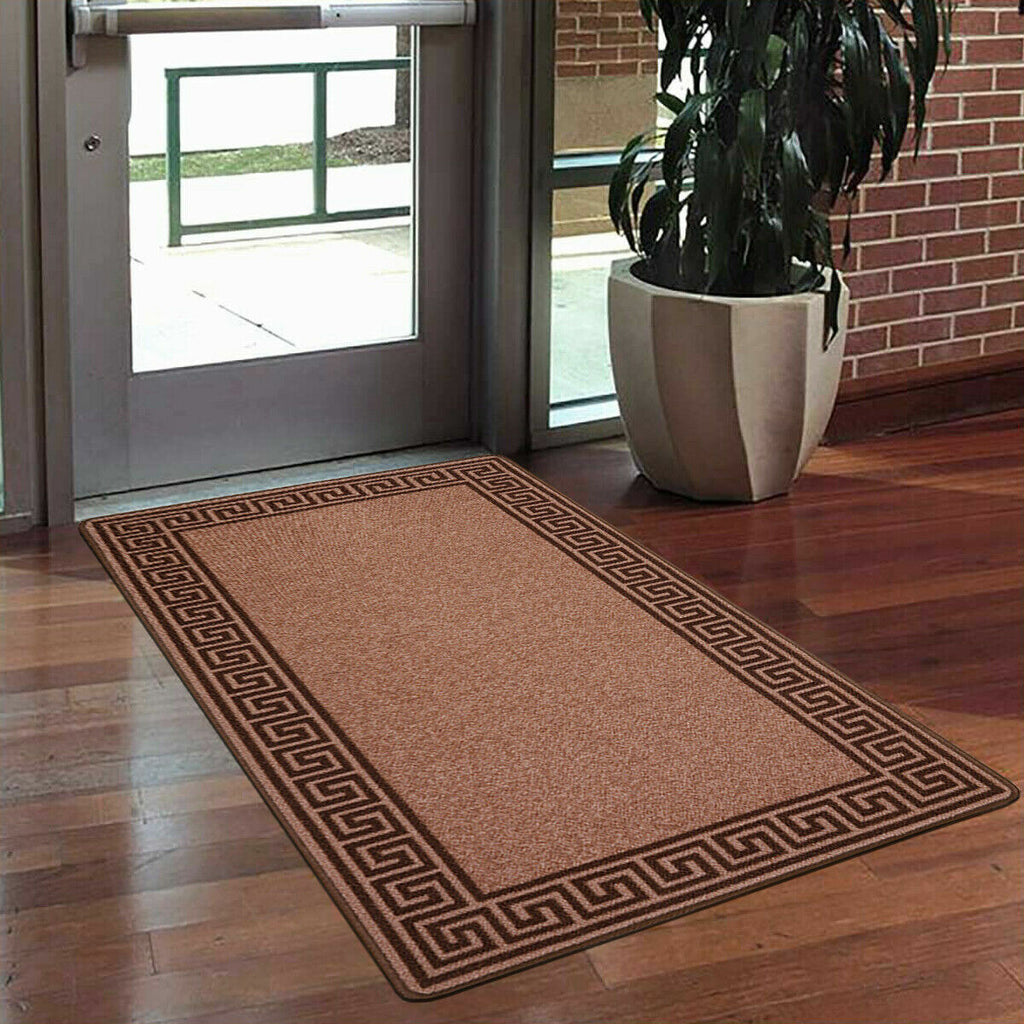 Long Hallway Runner Non Slip Door Mats Bedroom Rugs Kitchen Carpet Floor Mat UK