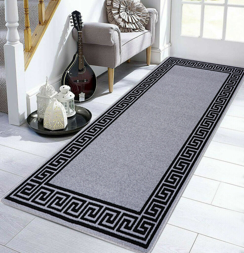 Long Hallway Runner Non Slip Door Mats Bedroom Rugs Kitchen Carpet Floor Mat UK