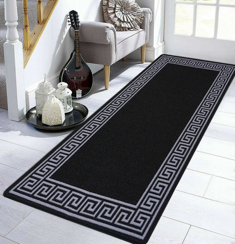Long Hallway Runner Non Slip Door Mats Bedroom Rugs Kitchen Carpet Floor Mat UK
